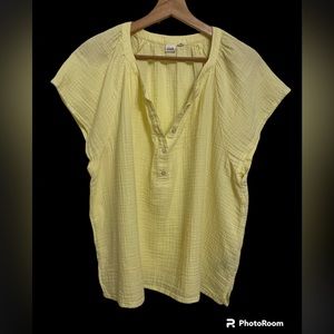 Gap Yellow Top XL